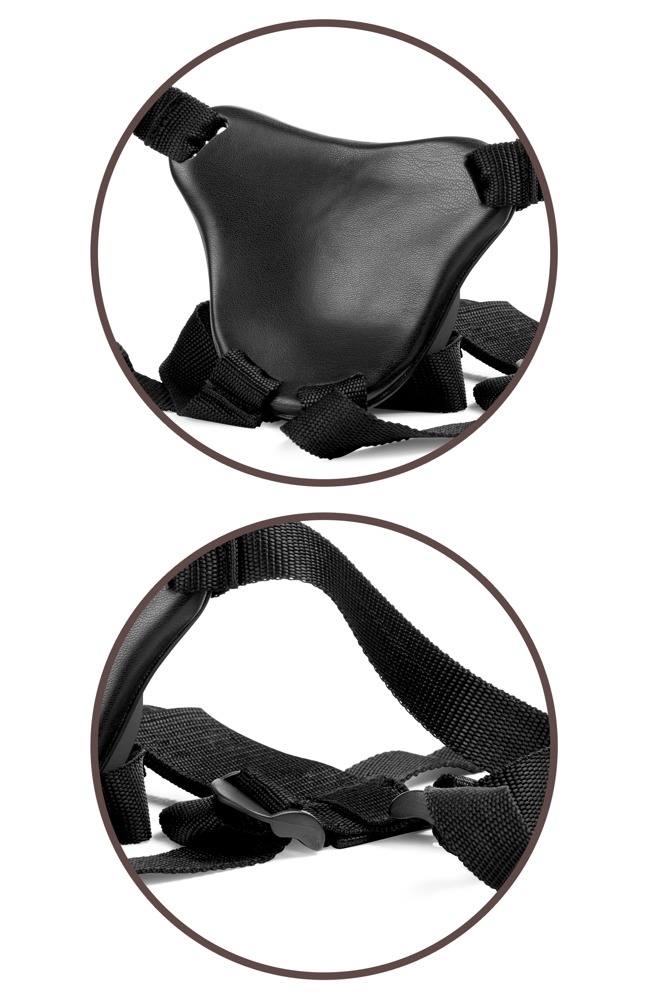 Комплект трусы для страпонов и фаллоимитатор с присоской Pipedream Beginner's Silicone Body Dock OS, черный 5782-21 PD - PipeDream - Трусики с кольцом - Купить