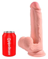 Triple Density dildo med svingende testikler