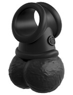 Penisring The Crown Jewels - Vibrating Swinging Balls med vibro testikler (295 g)