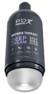 Masturbator "Shower Therapy Deep Cream" med aftagelig sugekop