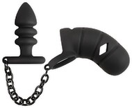 Penisbur Cock cage with butt plug