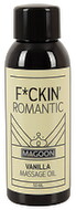 Massageolie "F*cking Romantic Vanilla" med naturlig duft