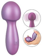 Massagestav "Flexible Mini Wand" i metallisk glansfuldt look