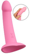 Vibrator "Heart Guy Pink" med hjerteformet sugekop