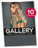 Pin-up-kalender Soft Gallery Girls 2025 - Pakke med 10 stk.