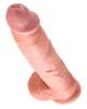 Dildo ”King Cock 10 Zoll Balls”, 27 cm, med testikel