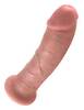 Dildo, 20 cm, med sugekop, Strap-on-kompatibel