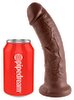 Dildo, 20 cm, med sugekop, Strap-on-kompatibel