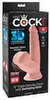 Triple Density dildo med svingende testikler