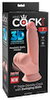 Triple Density dildo med svingende testikler