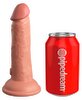 6“ Dual Density Silicone Cock