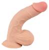 Naturdildo Dildo with moveable Skin med sugekop