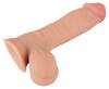 Naturdildo Dildo with moveable Skin med sugekop