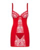 Babydoll plus string "Heartina" med blonder