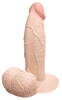 Naturdildo "slipskin girthy" med sugekop