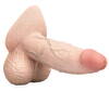 Naturdildo "slipskin girthy" med sugekop