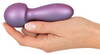 Massagestav "Flexible Mini Wand" i metallisk glansfuldt look