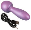 Massagestav "Flexible Mini Wand" i metallisk glansfuldt look