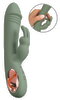 Rabbitvibrator "Slim Rabbit Olive" med 2 motorer