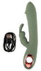 Rabbitvibrator "Slim Rabbit Olive" med 2 motorer