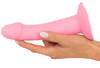 Vibrator "Heart Guy Pink" med hjerteformet sugekop