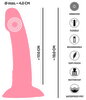 Vibrator "Heart Guy Pink" med hjerteformet sugekop