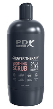 "Shower Therapy Soothing Scrub"-masturbator med aftagelig sugebase