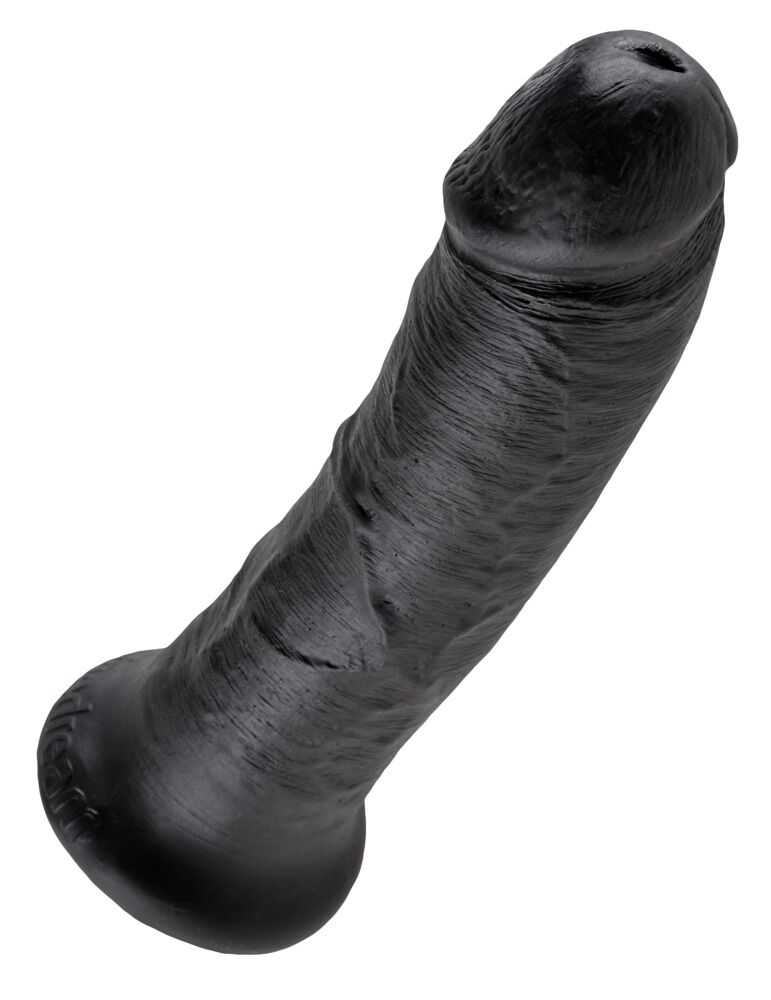 Dildo, 20 cm, med sugekop, Strap-on-kompatibel