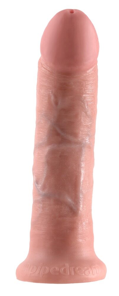 Dildo, 20 cm, med sugekop, Strap-on-kompatibel