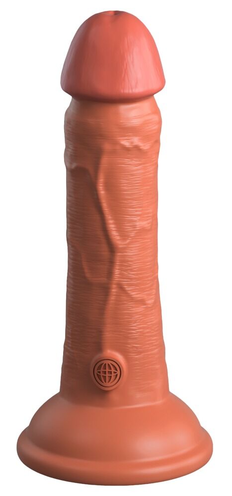 6“ Vibrating + Dual Density Silicone Cock