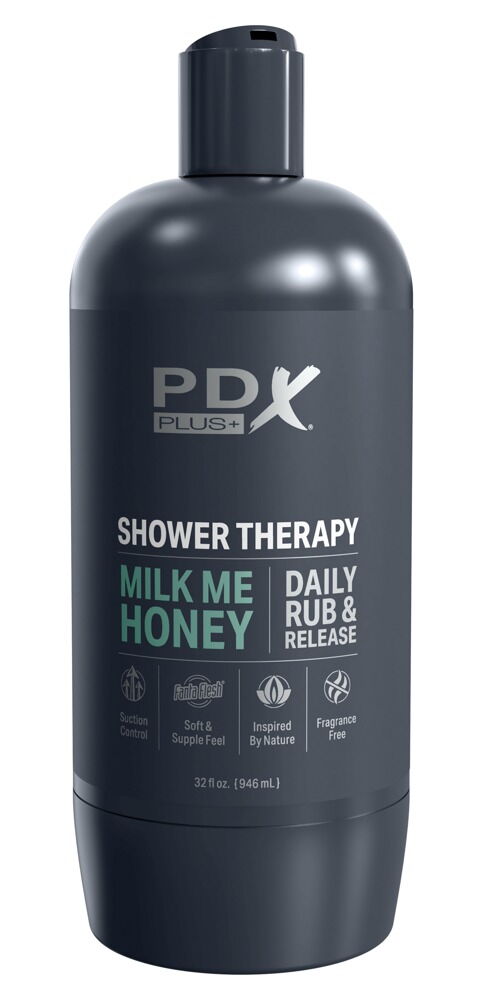 Masturbator "Shower Therapy Milk Me Honey" med aftagelig sugefod