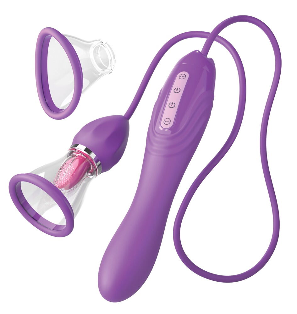 Tungevibrator "Her Ultimate Pleasure Max" med sugeskål