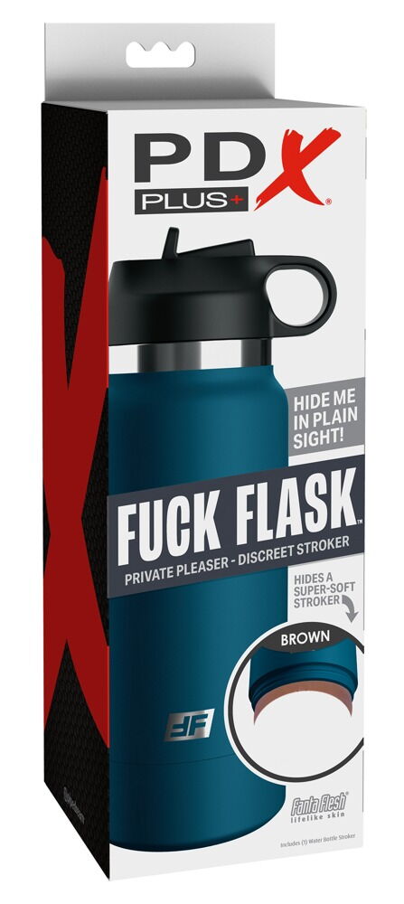 Masturbator "Fuck Flask Private Pleaser" i et neutralt drikkeflaske-look