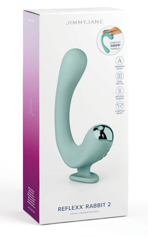 Dobbeltvibrator "Reflexx Rabbit 2" med varmefunktion