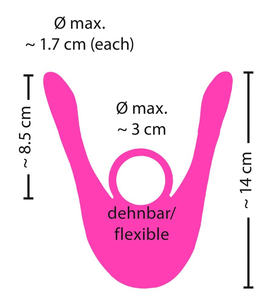 Parvibrator Multi-Function Couple’s Vibrator med trådløs fjernbetjening