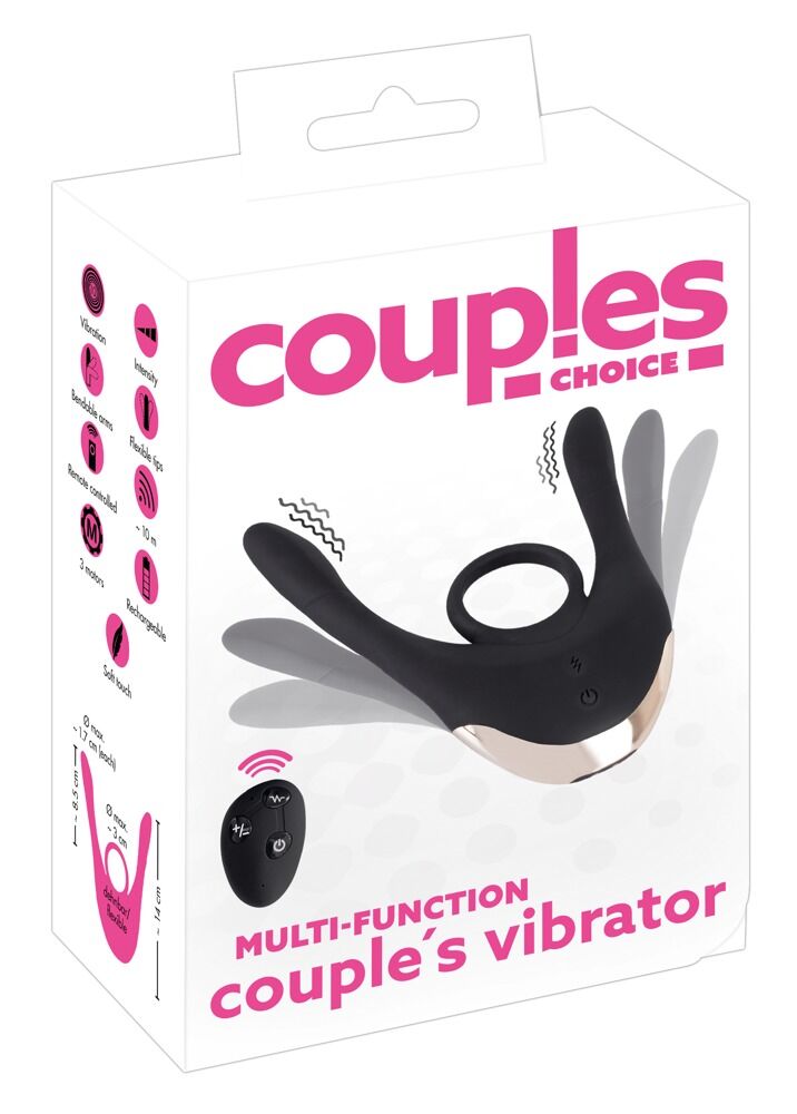 Parvibrator Multi-Function Couple’s Vibrator med trådløs fjernbetjening