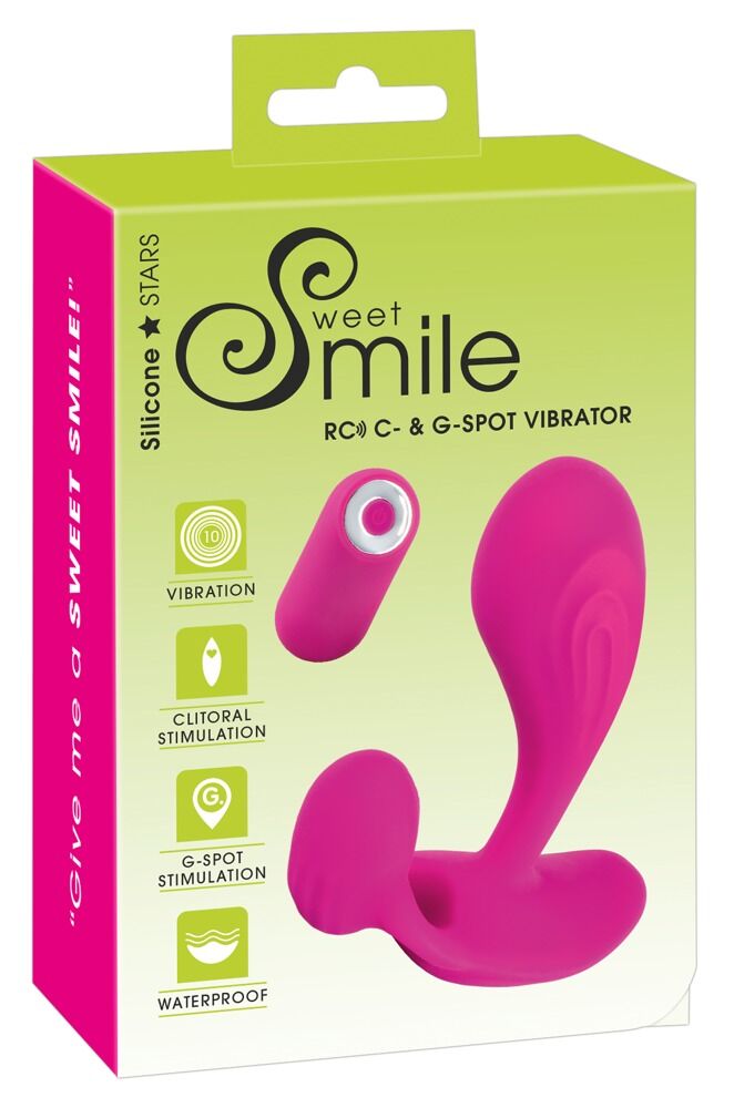 G & C Spot Vibrator med fjernbetjening, 10 vibrationsmodi