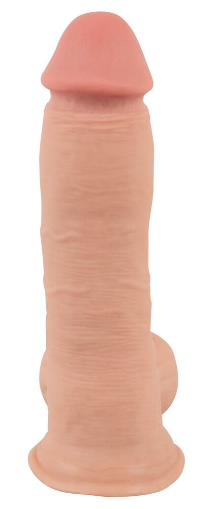 Naturdildo Dildo with moveable Skin med sugekop