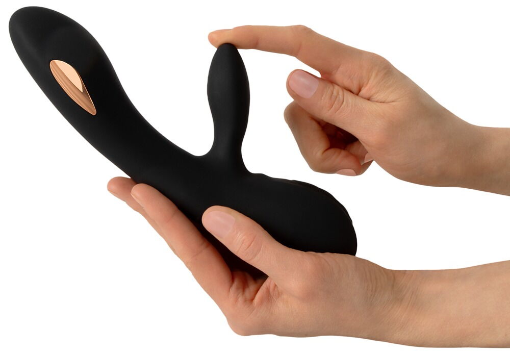 "E-Stim Rabbit Vibrator" med 10 e-stim og 10 vibrationstilstande