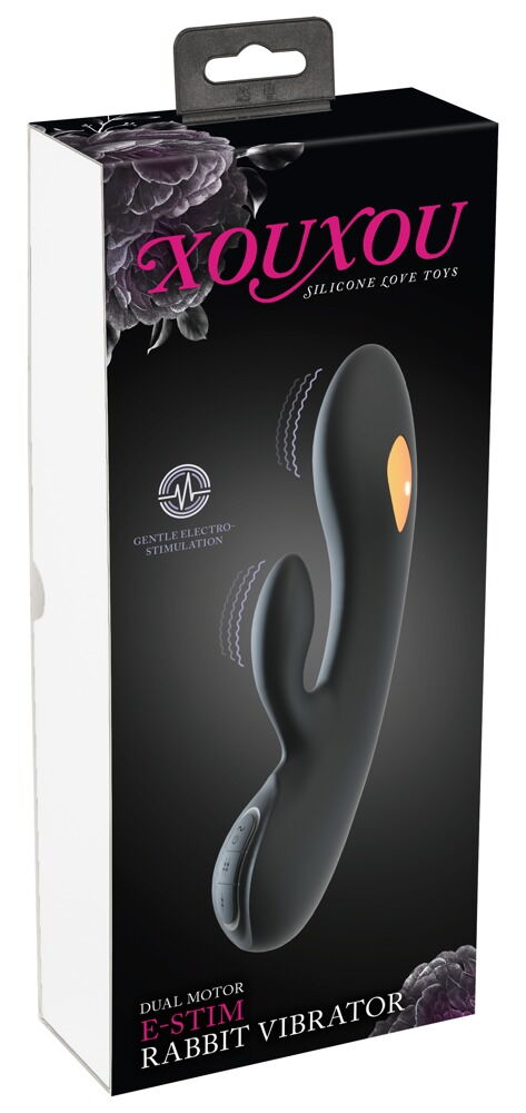 "E-Stim Rabbit Vibrator" med 10 e-stim og 10 vibrationstilstande