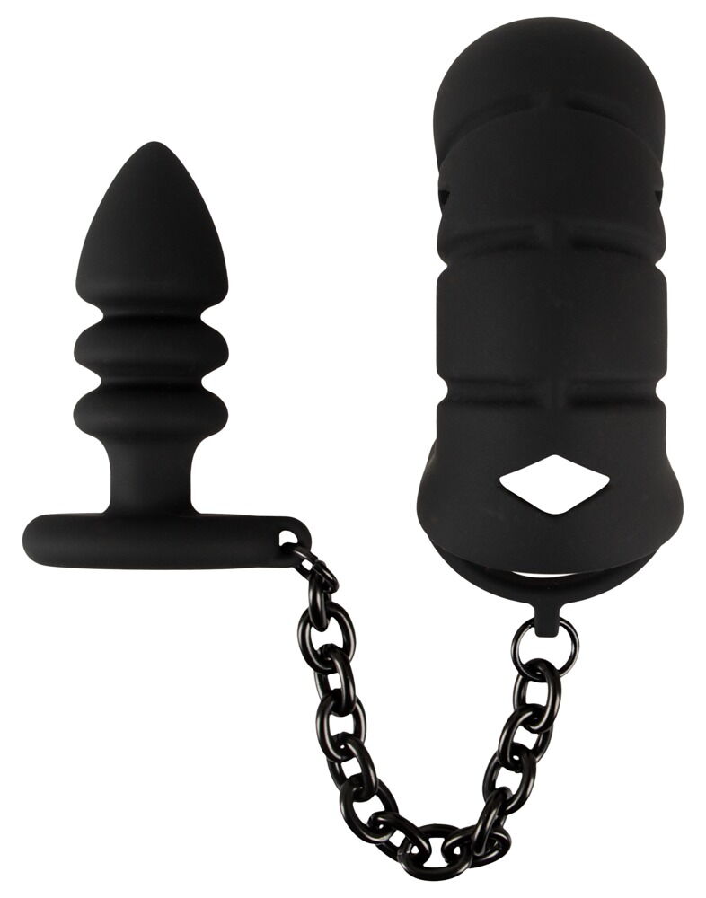 Penisbur Cock cage with butt plug