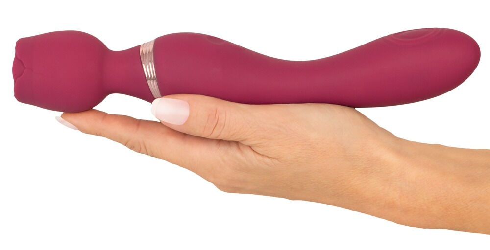 Massagestav "Thumping Wand Vibrator" med indstikbart skaft