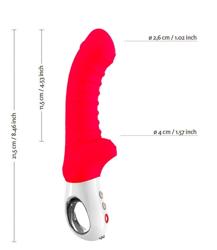 G-punkt vibrator "G5 Tiger" med 6 vibrationstilstande i 6 intensiteter