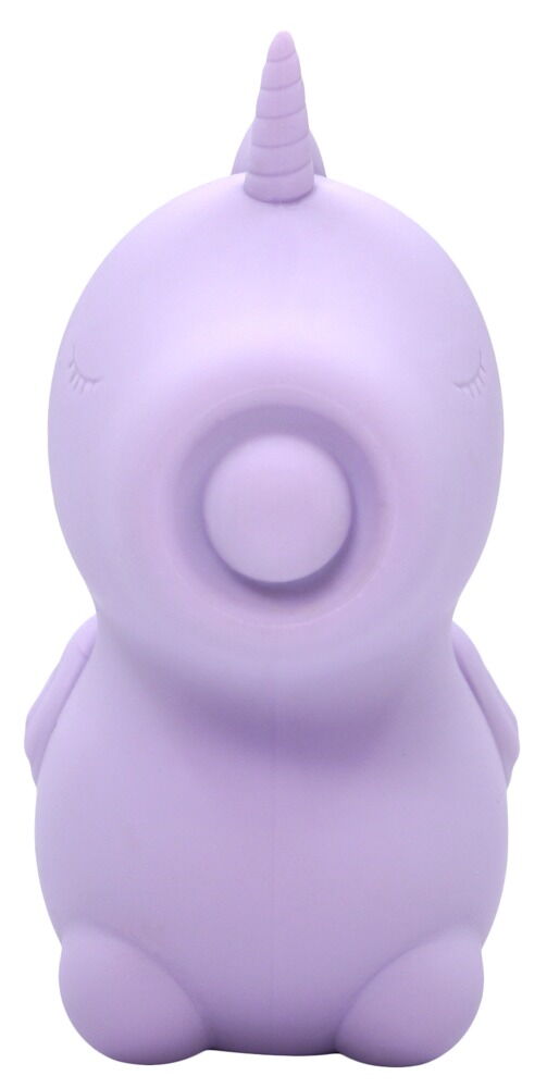 Lay-on-vibrator "Karma Lilac" i et sødt enhjørningedesign