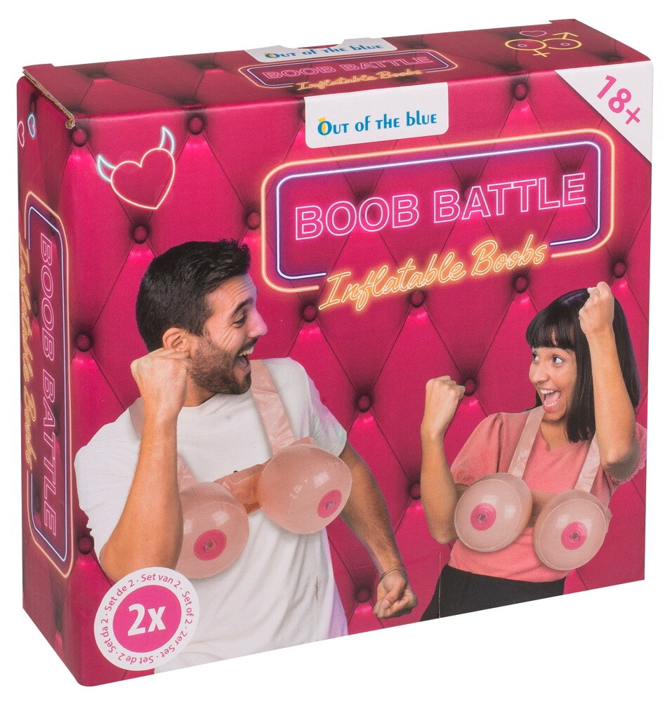 Partyspil "Boob Battle" for 2 spillere (plus gæster)