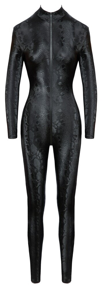 Catsuit i slangeskindslook