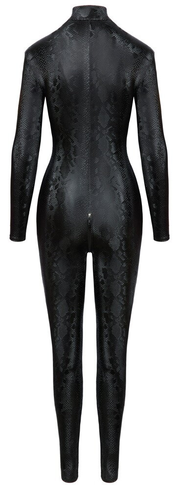 Catsuit i slangeskindslook