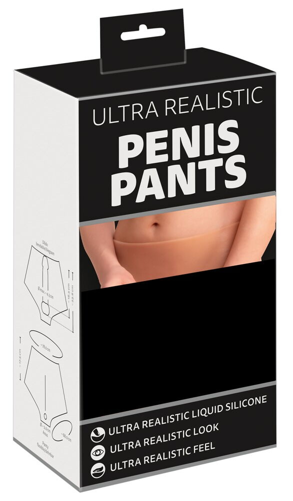 Ultra Realistic Penis Pants fremstillet af flydende silikone