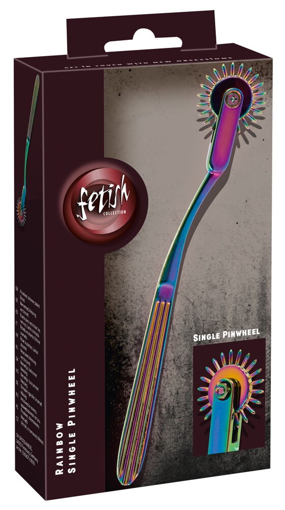 Nervehjul "Rainbow Single" lavet af metal