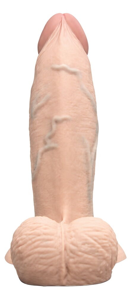 Naturdildo "slipskin girthy" med sugekop